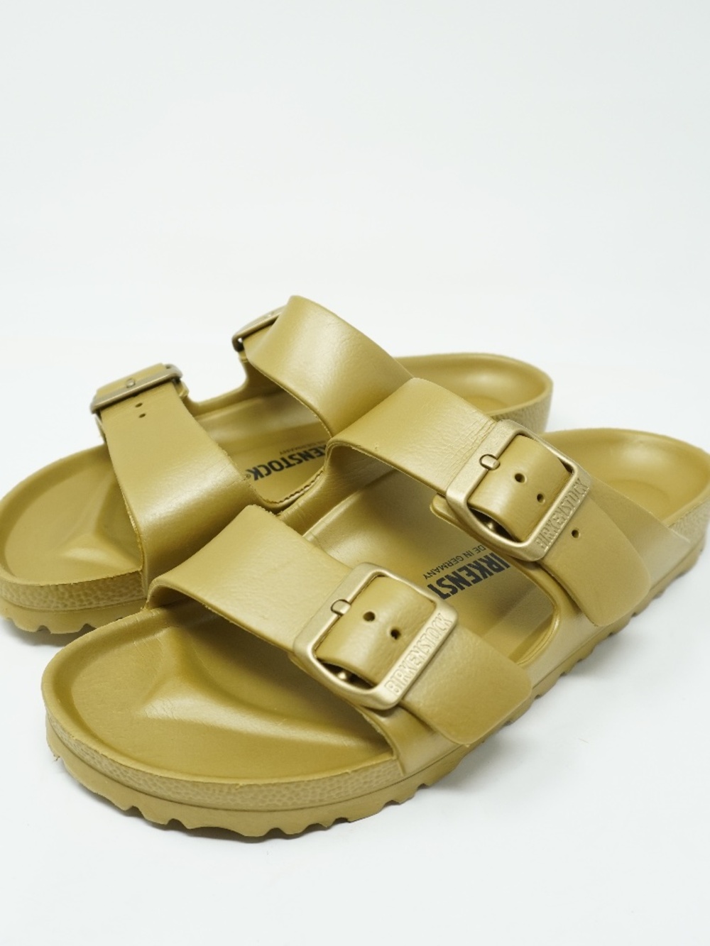 NEW Birkenstock Arizona Eva Essentials - Glamour Gold
